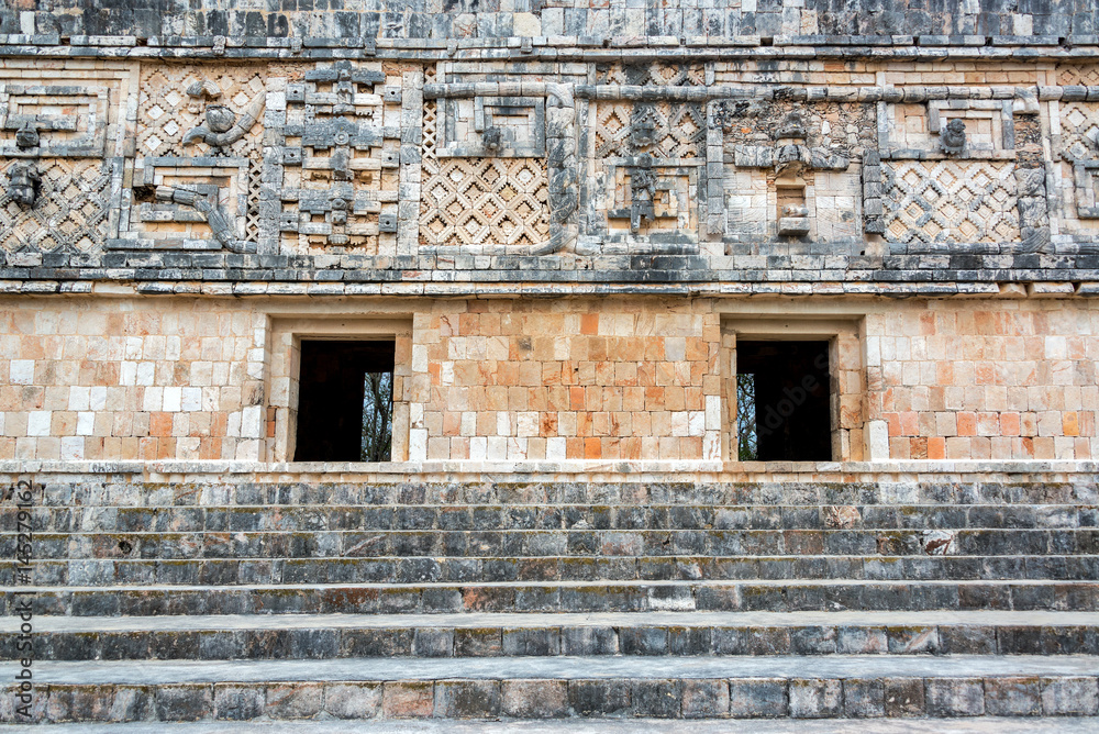 Ruins in Uxmal, Mexico