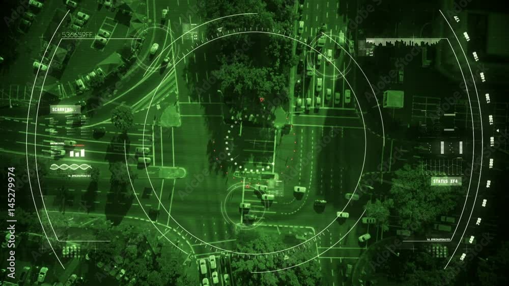 Digital composite video of Ariel target Digital composite video of Ariel target