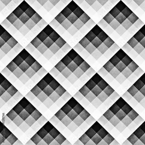 Seamles Gradient Rhombus Grid Pattern. Abstract Geometric Background Design
