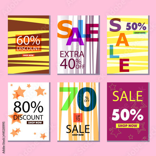 set of posters with a sellout