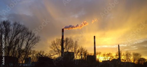 Kraftwerk Simmering - Vienna Sunset