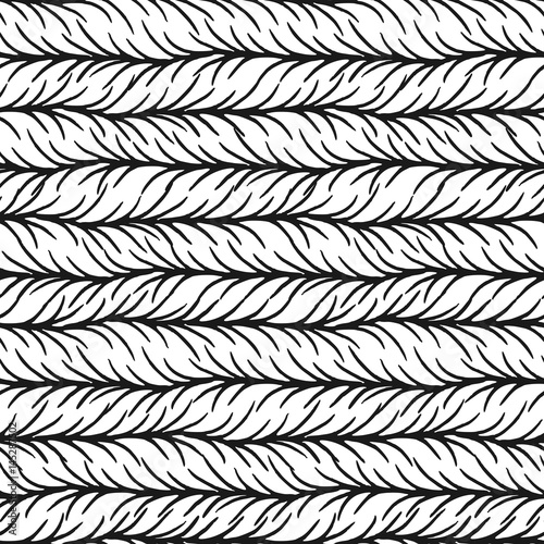 Decorative hand drawn seamless pattern.
