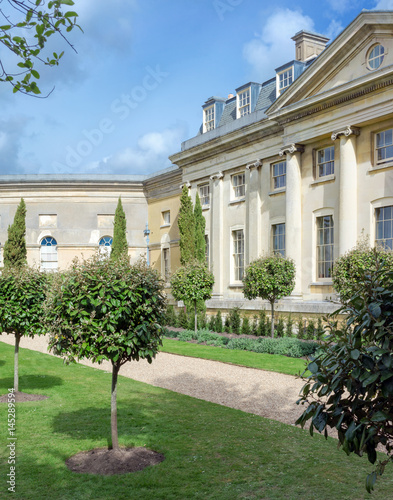 Italianate architecture at Ickworth on a spring day photo