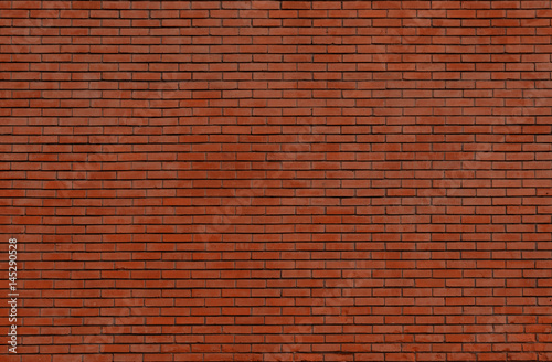 Red brick Wall background.