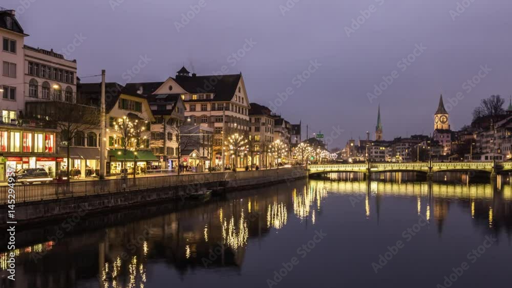 zurich city scape famous night twilight illumination river bridge panorama 4k time lapse switzerland
zurich city scape famous night twilight illumination river bridge panorama 4k time lapse switzerland