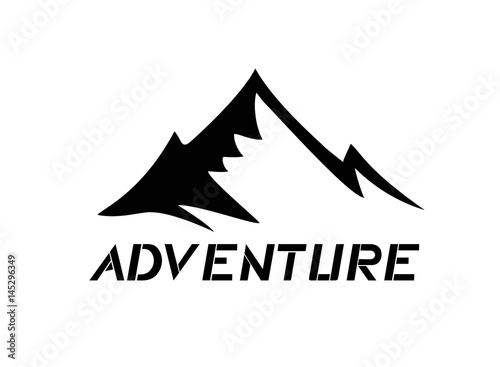 Mountain peak symbol