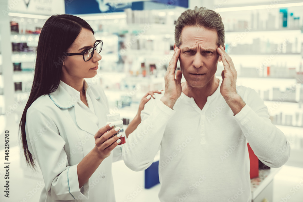 Obraz premium At the pharmacy