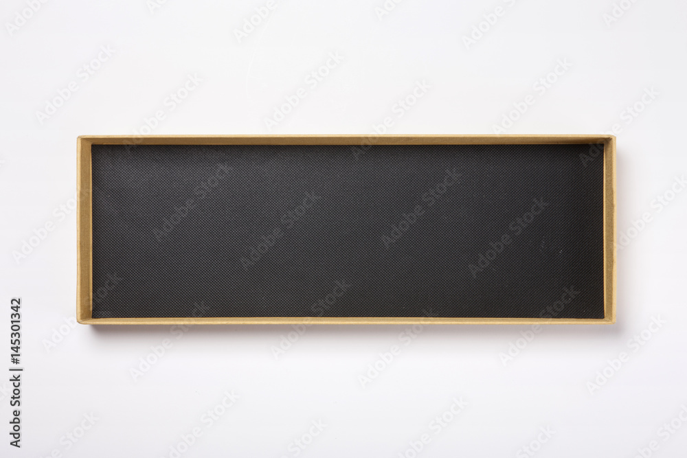 empty gift box isolated white.