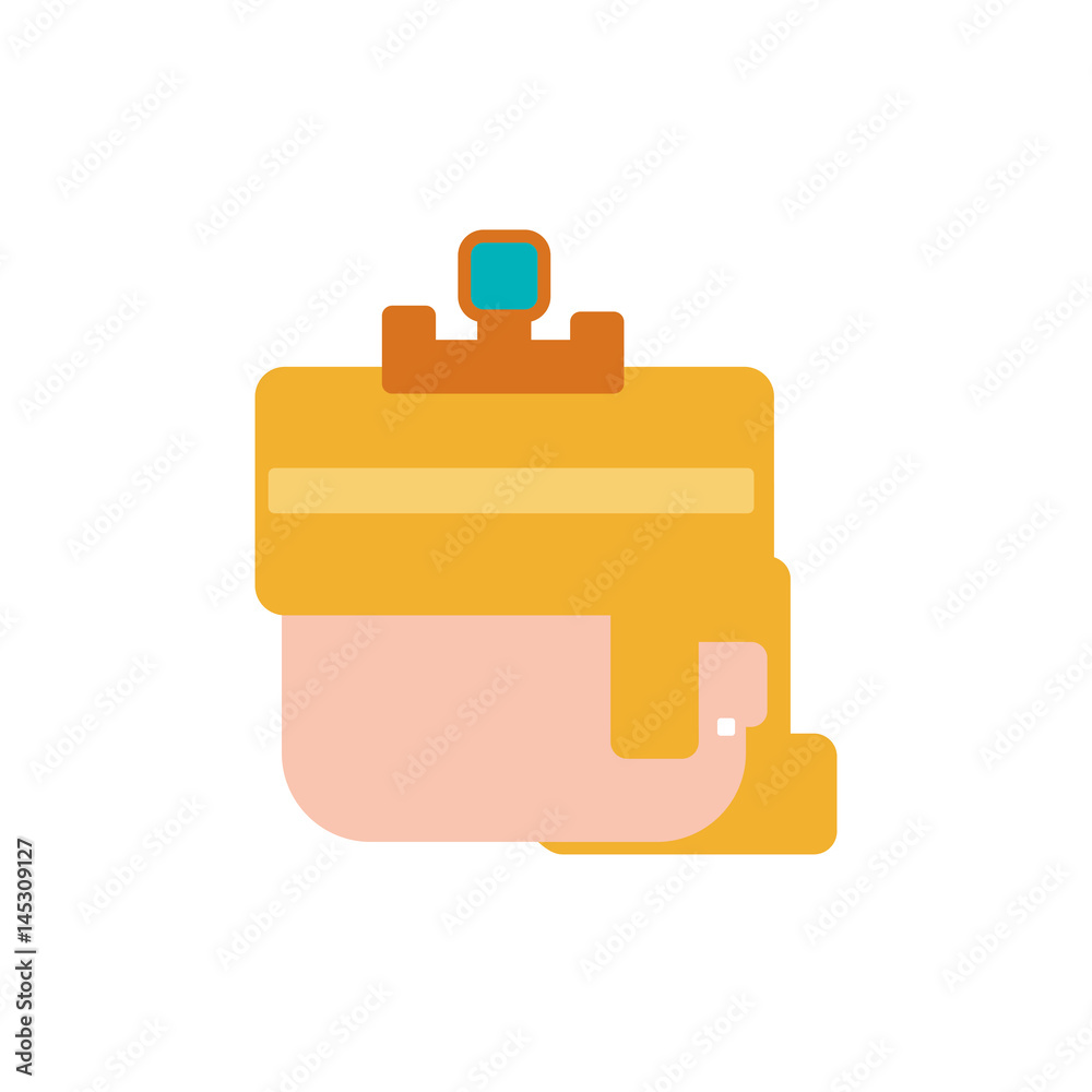 Princess Pixelated videogame vector illustration graphic icon design