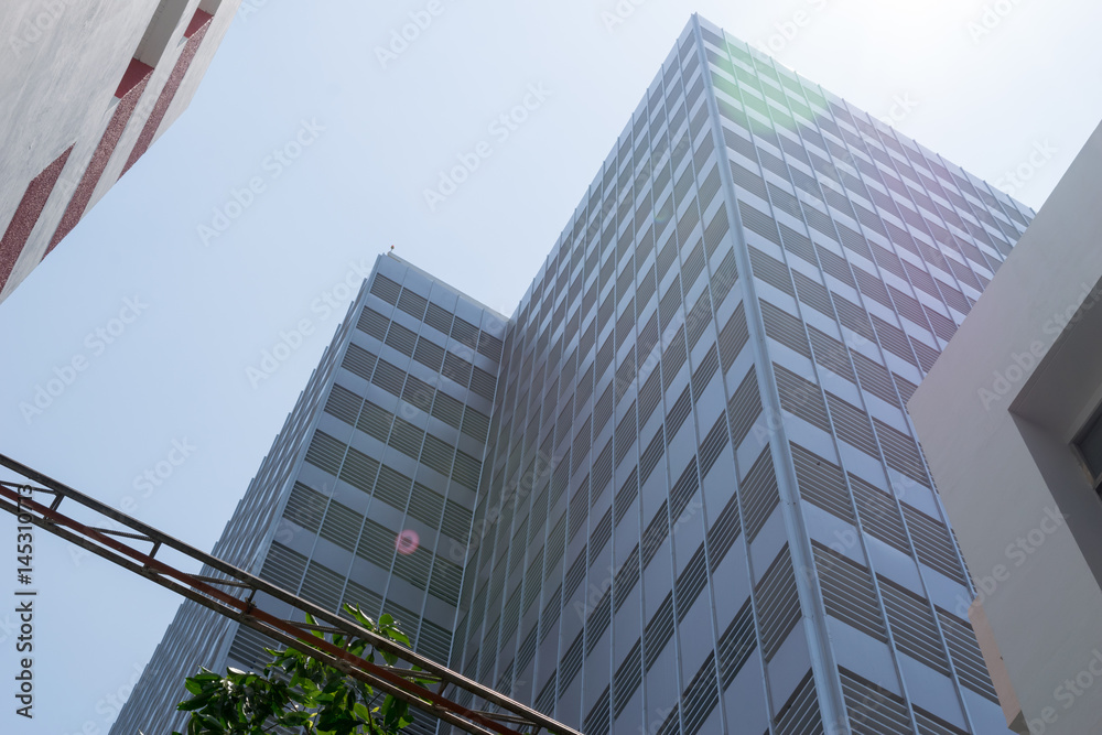 Obraz premium Building and sky