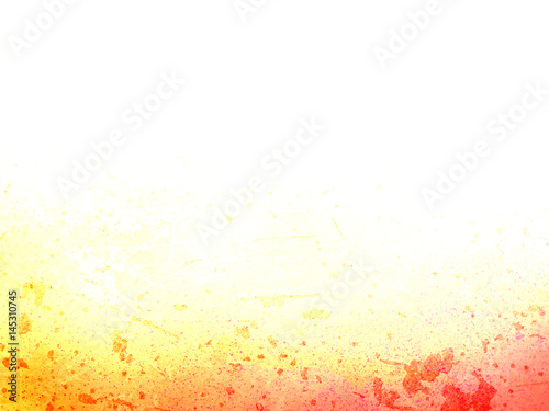 Orange and yellow grunge background with white copy space illustration