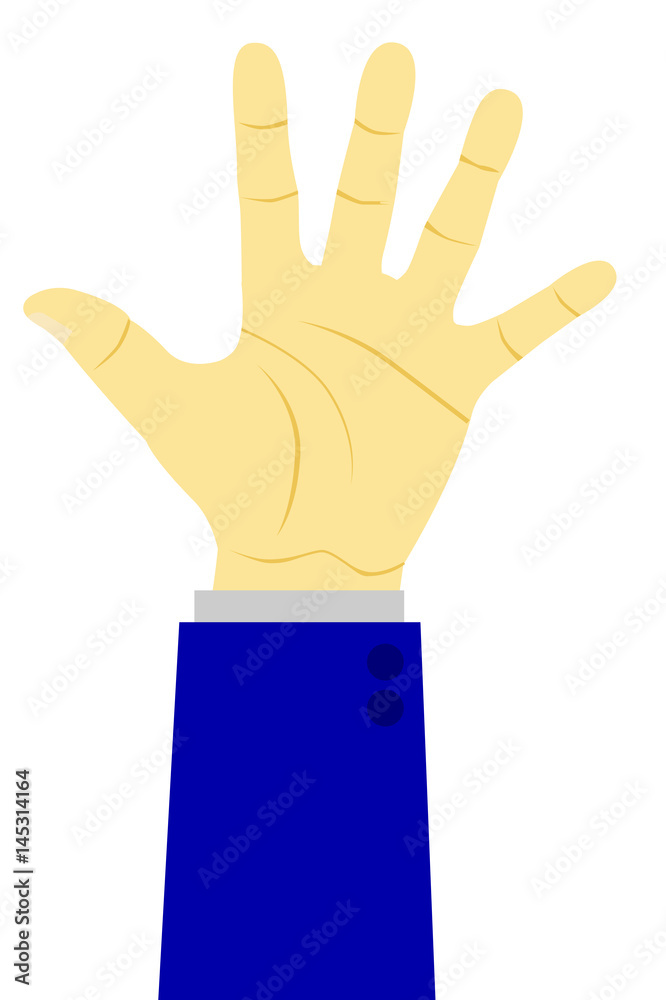 Obraz premium Counting Hand, Five