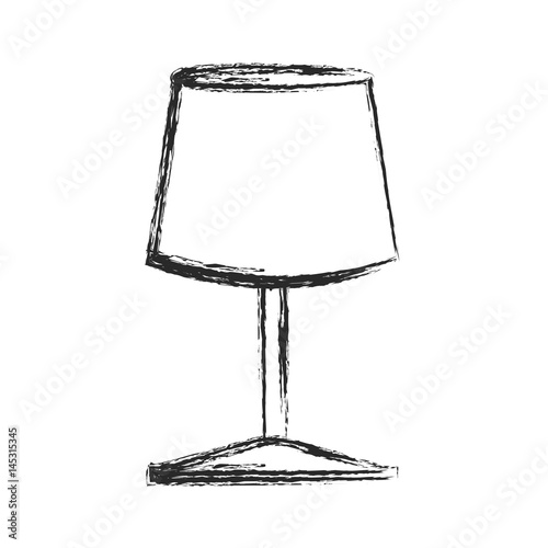 lamp furniture light electric sketch vector illustration eps 10