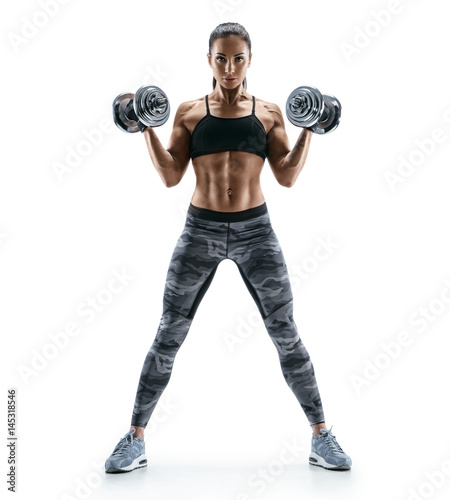 Strong Young Woman Pumped Back Muscles Stock Photo 1425991502