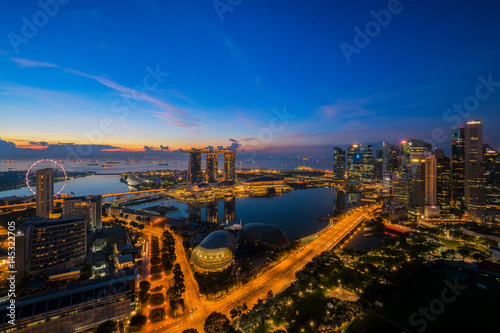cityscape of Singapore city © anekoho