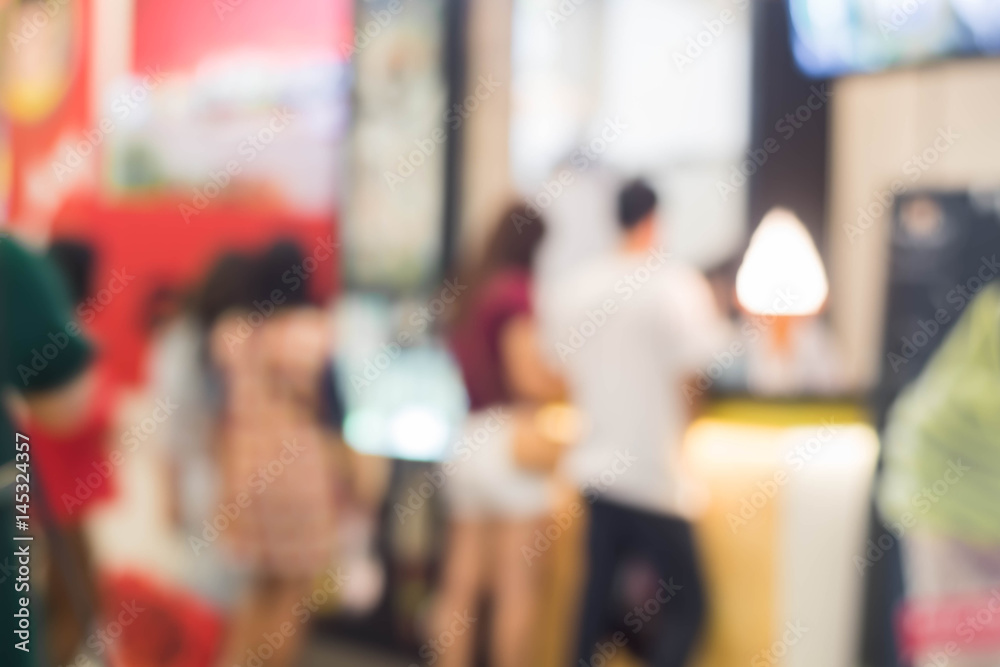 Abstract blur people shopping in department store Abstract blur people shopping in department store
