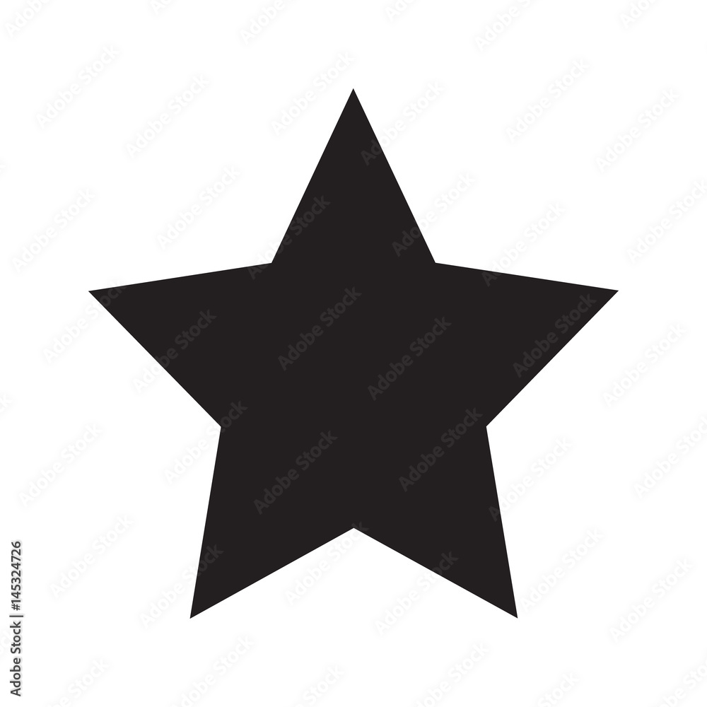 Vector of Star Icon Silhouette. EPS8 . Vector of Star Icon Silhouette. EPS8 .
