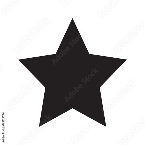 Vector of Star Icon Silhouette. EPS8 .