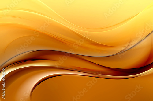 Design trendy elements for card, website, wallpaper, presentation. Brown gold modern bright waves art. Blurred pattern effect background. Abstract creative graphic template. Decorative business style.