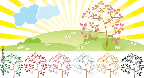 Fotografie seasonal landscape