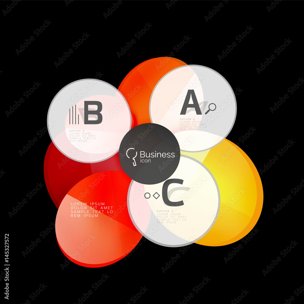 Geometrical abstract infographics banner template Geometrical abstract infographics banner template