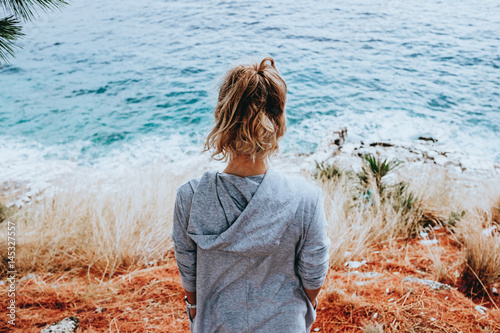 Beauty woman at the seaside
