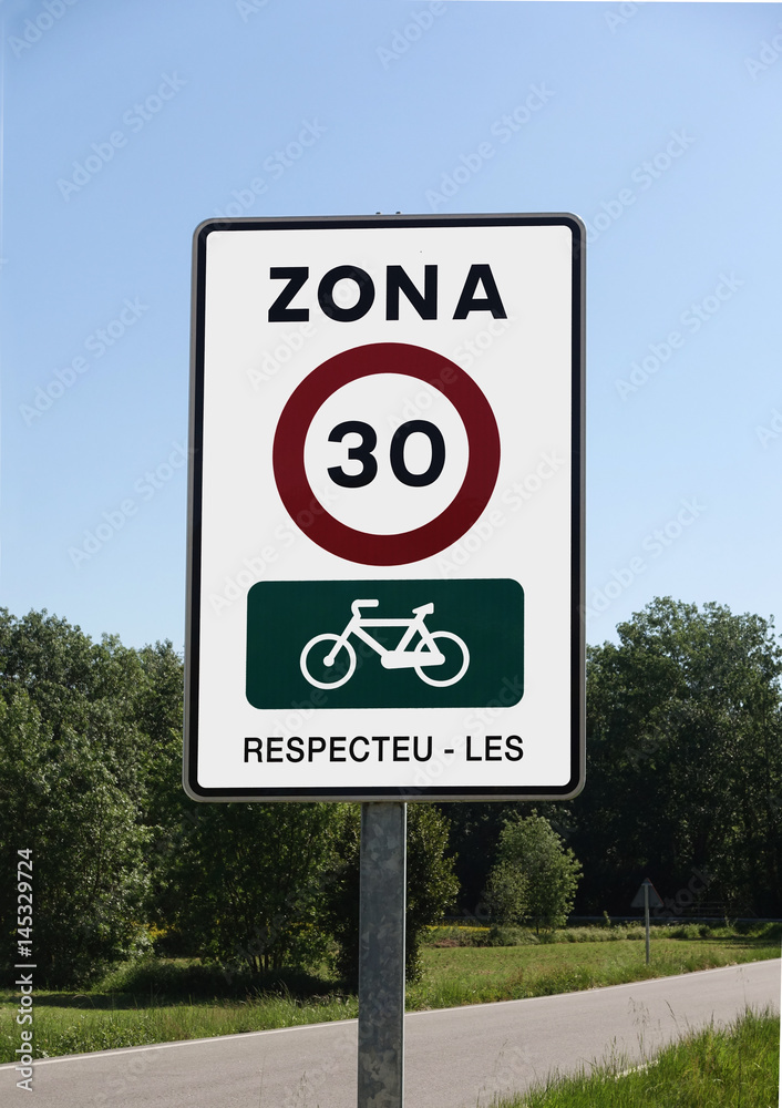 zone à 30 kms heure