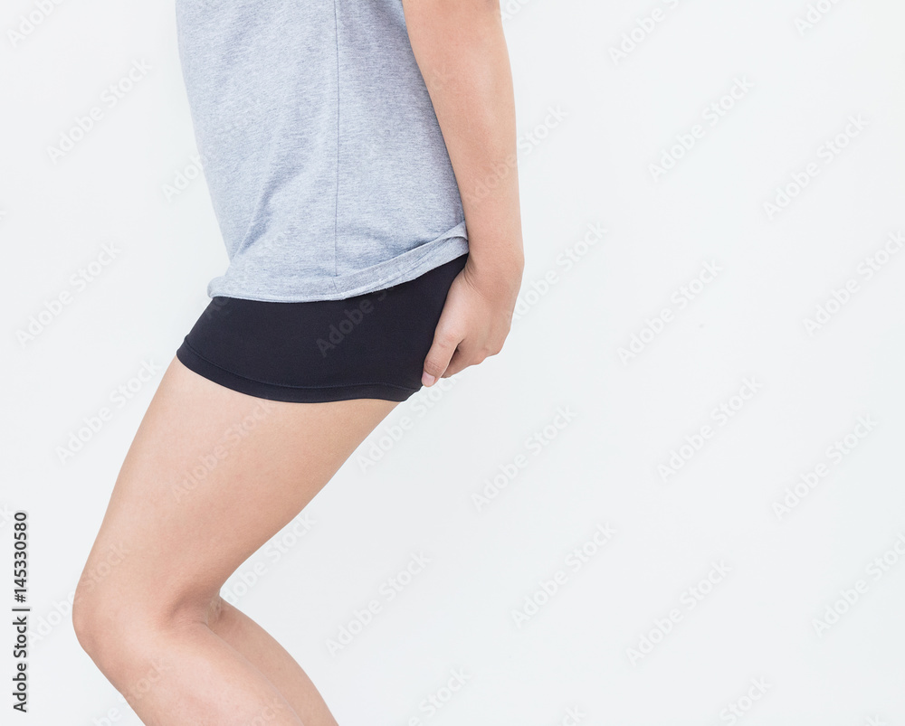 Women Have Hemorrhoids Pain With Anal Pain.Stinky From Underwear Is Not  Dry.And Discomfort Sexually Transmitted Diseases. Stock Photo, Picture and  Royalty Free Image. Image 105579572.