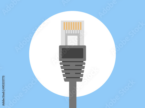 LAN Wire Ethernet cable Icon