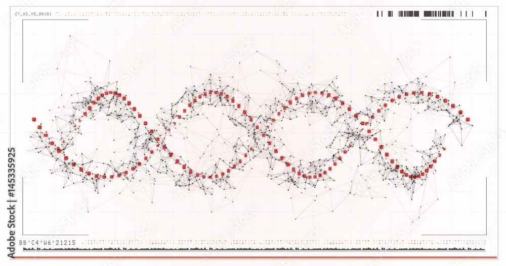 Digitally generated dna structure