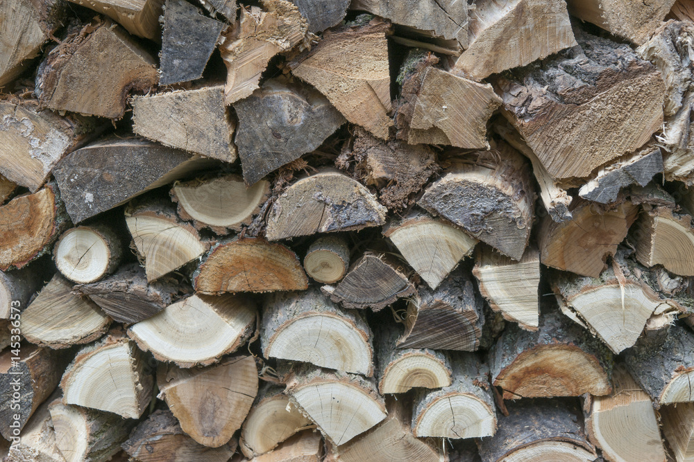 Fototapeta premium Holzstapel