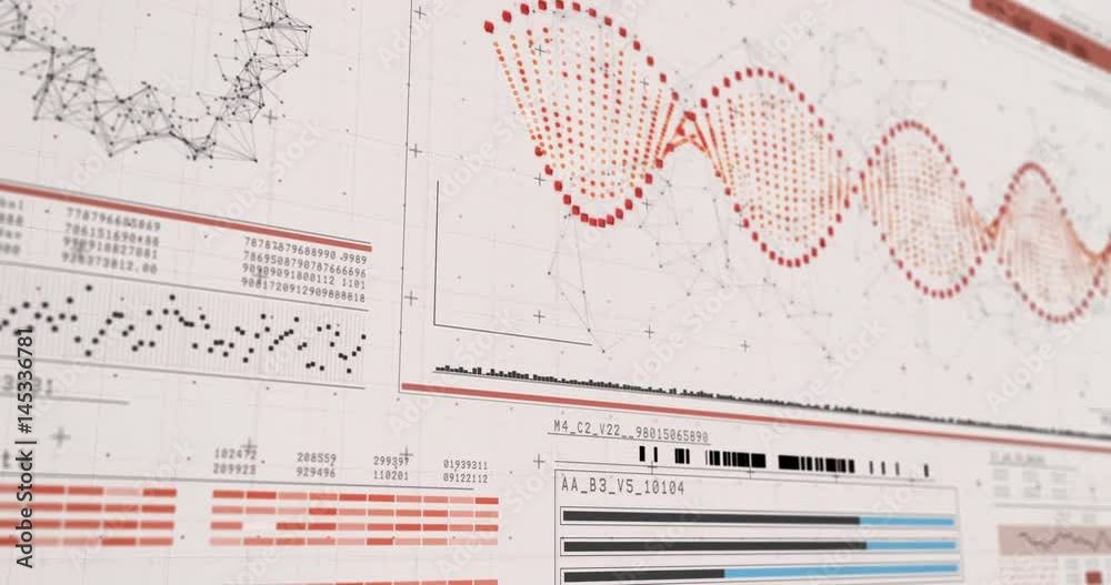 Digitally generated dna structure