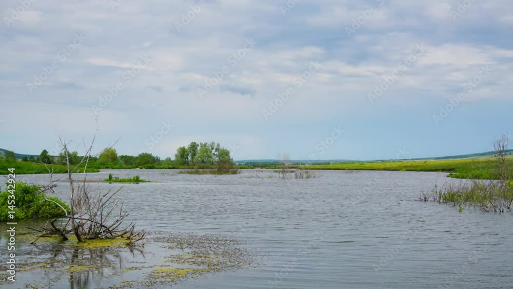 Clouds are moving over lake, timelapse, 4k
Clouds are moving over lake, timelapse, 4k