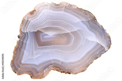natural agate isolated photo