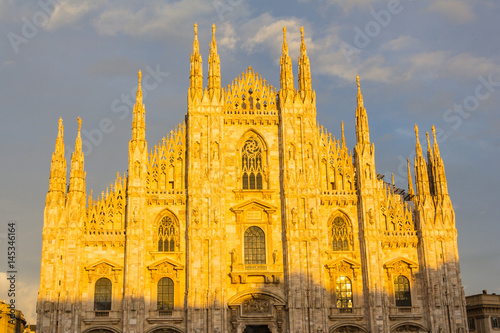 Fotografie Gothic Cathedral Duomo di Milan in Italy