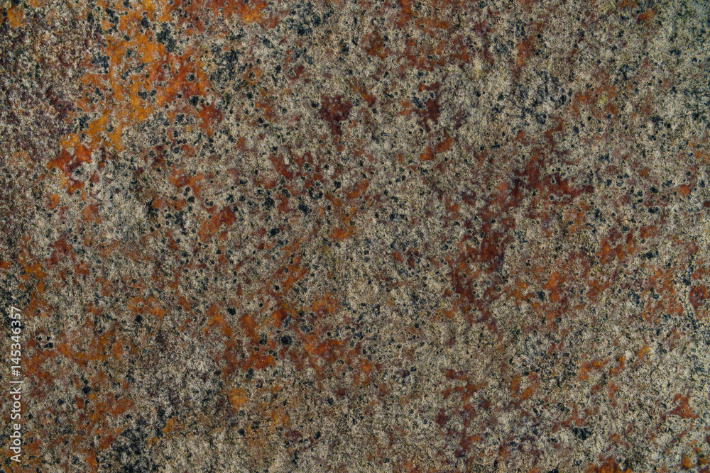 Texture of sea stone with rust.