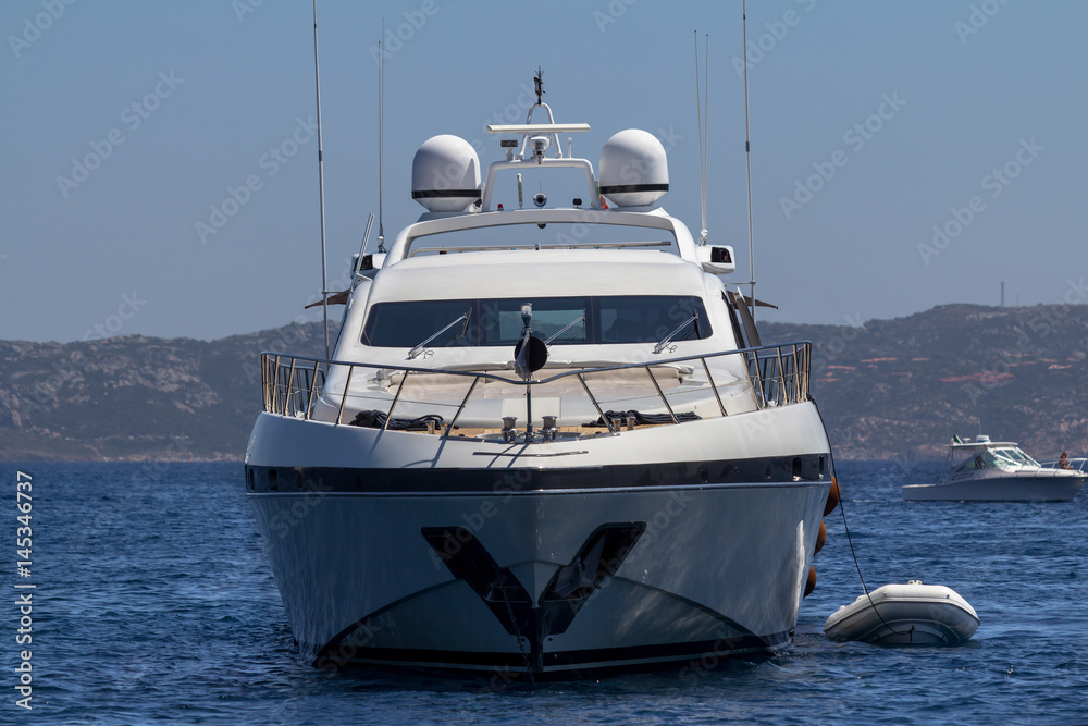 Fototapeta premium Luxury yacht in the sea