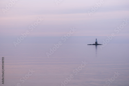 Calm sea lighthouse © David