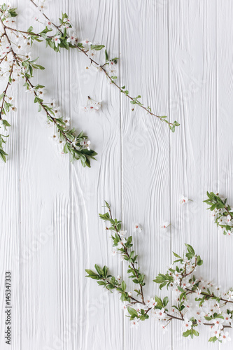 spring flower and on wooden background.mothers day