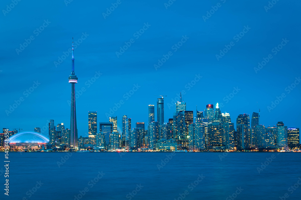Toronto Cityscape Evening