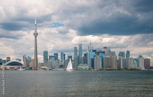 Toronto City Scape with Boat