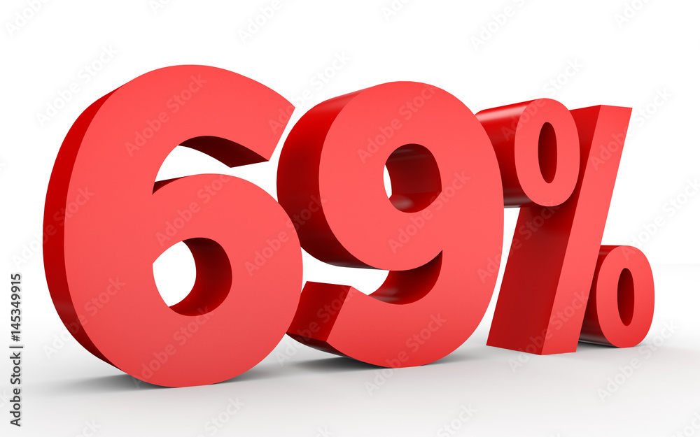 Sixty nine percent off. Discount 69 %. Sixty nine percent off. Discount 69 %.