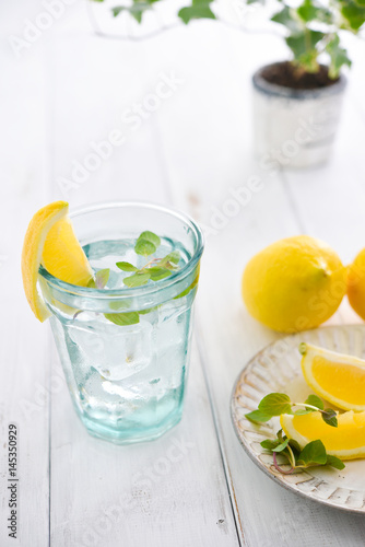 lemon & water