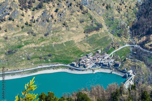 Pontechianale, lago, frazione Castello photo