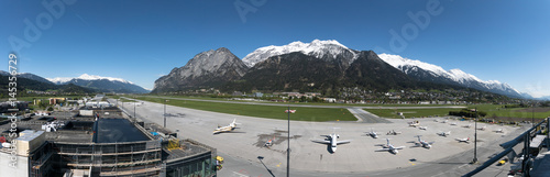 Flughafen Innsbruck Panoramaaufnahme
