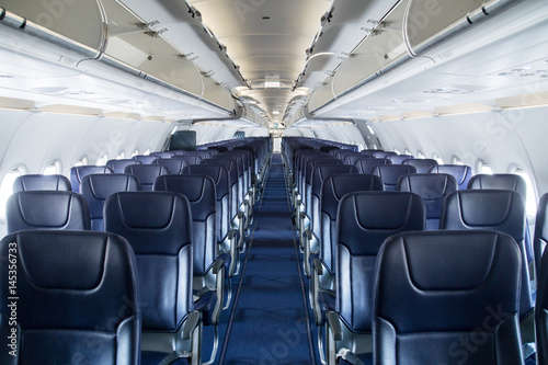 Sitzreihen im Flugzeug