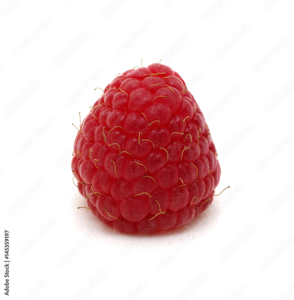 raspberry isolated on white raspberry isolated on white