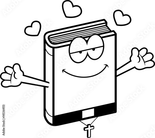 Cartoon Bible Hug
