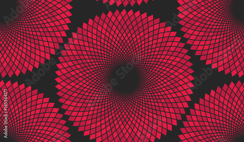 Seamless texture with red graphic illusion.  Abstract graphic background. Desktop wallpapers. Background for your blog or your projects.