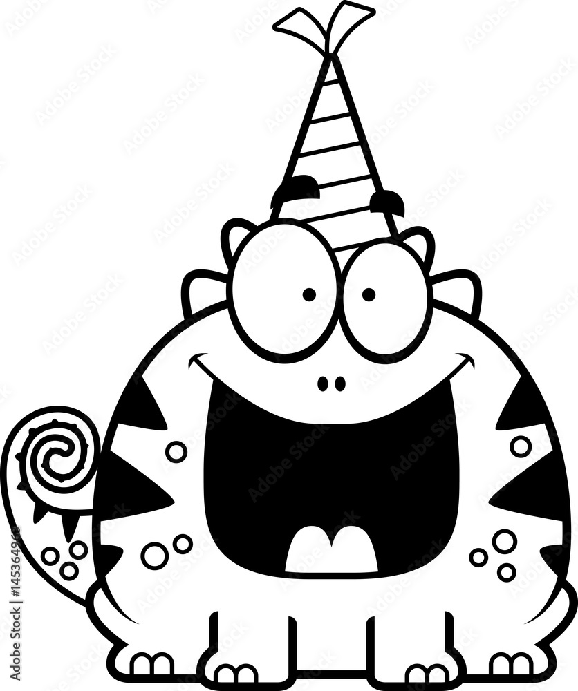 Cartoon Lizard Birthday Party Cartoon Lizard Birthday Party